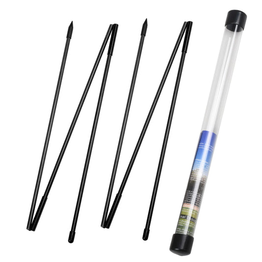 Golf Alignment Sticks 2 Sets 48Inch Alignment Practice Rods Collapsible 6 Colors Golf Alignment Sticks Golf Swing Training Tools