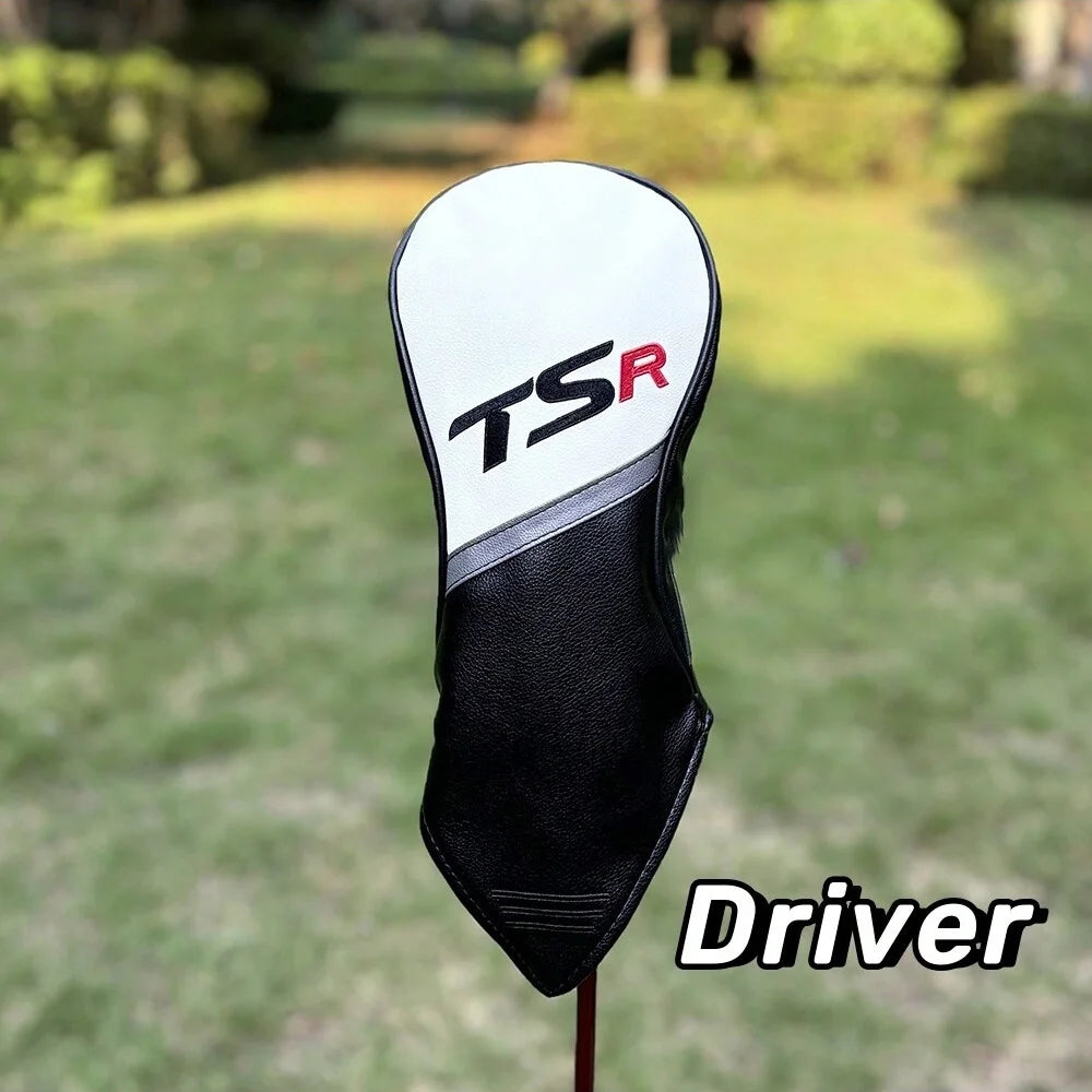 TSR Golf Club Head Cover for Fairway Driver Hybrids Leather Waterproof Limited Golf Accessories
