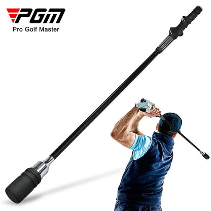 Golf Swing Trainer Black Indoor and Outdoor Practice Stick Hand Grip TA031