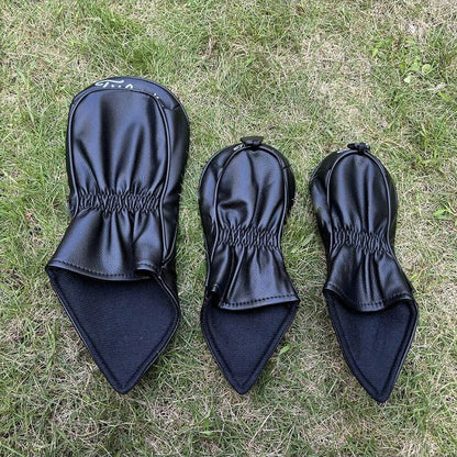 TSR Golf Club Head Cover for Fairway Driver Hybrids Leather Waterproof Limited Golf Accessories