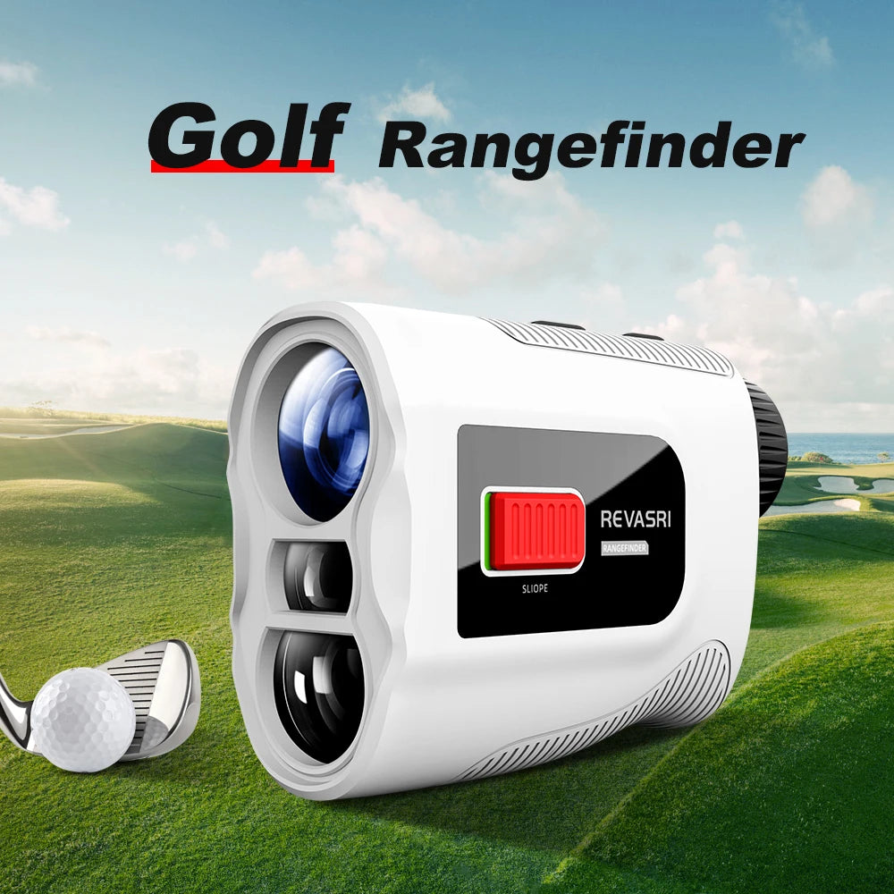 Golf Rangefinder with Slope Switch 650/1090 Yards Laser Range Finder Golfing 6X Magnification Flag Lock Vibration with Magnet